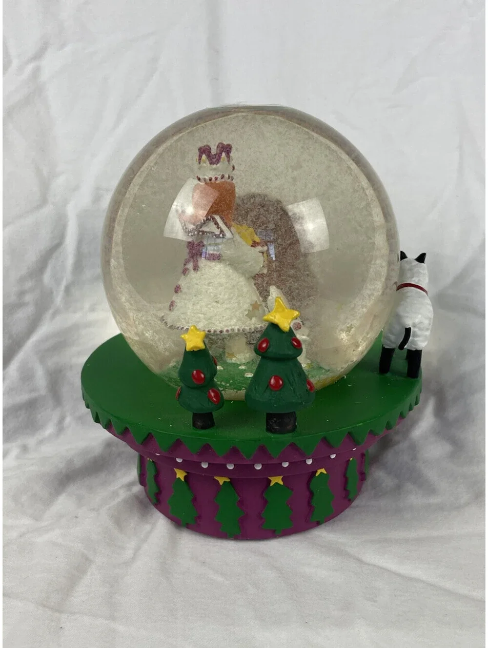Neiman Marcus Dept 56 Christmas 1995 Musical Waterglobe Kelly Sutherland